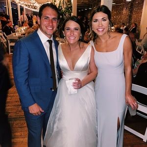 Grey Bridesmaid Dress